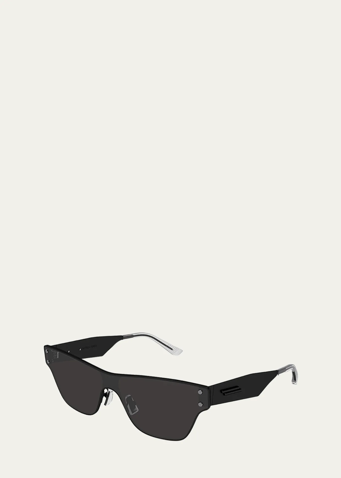 Bottega VenetaRectangle Monochromatic Metal Sunglasses