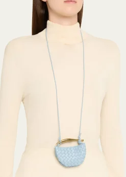 Bottega VenetaSardine Leather Necklace Bag