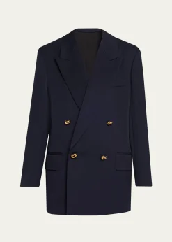 Bottega VenetaSartorial Grain de Poudre Wool Jacket