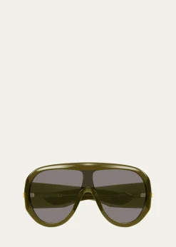 Bottega VenetaShield Acetate Sunglasses