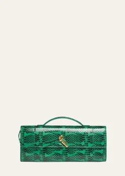 Bottega VenetaSnakeskin Clutch Bag