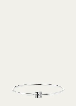 BoucheronQuatre Black Edition Bangle Bracelet with Diamonds