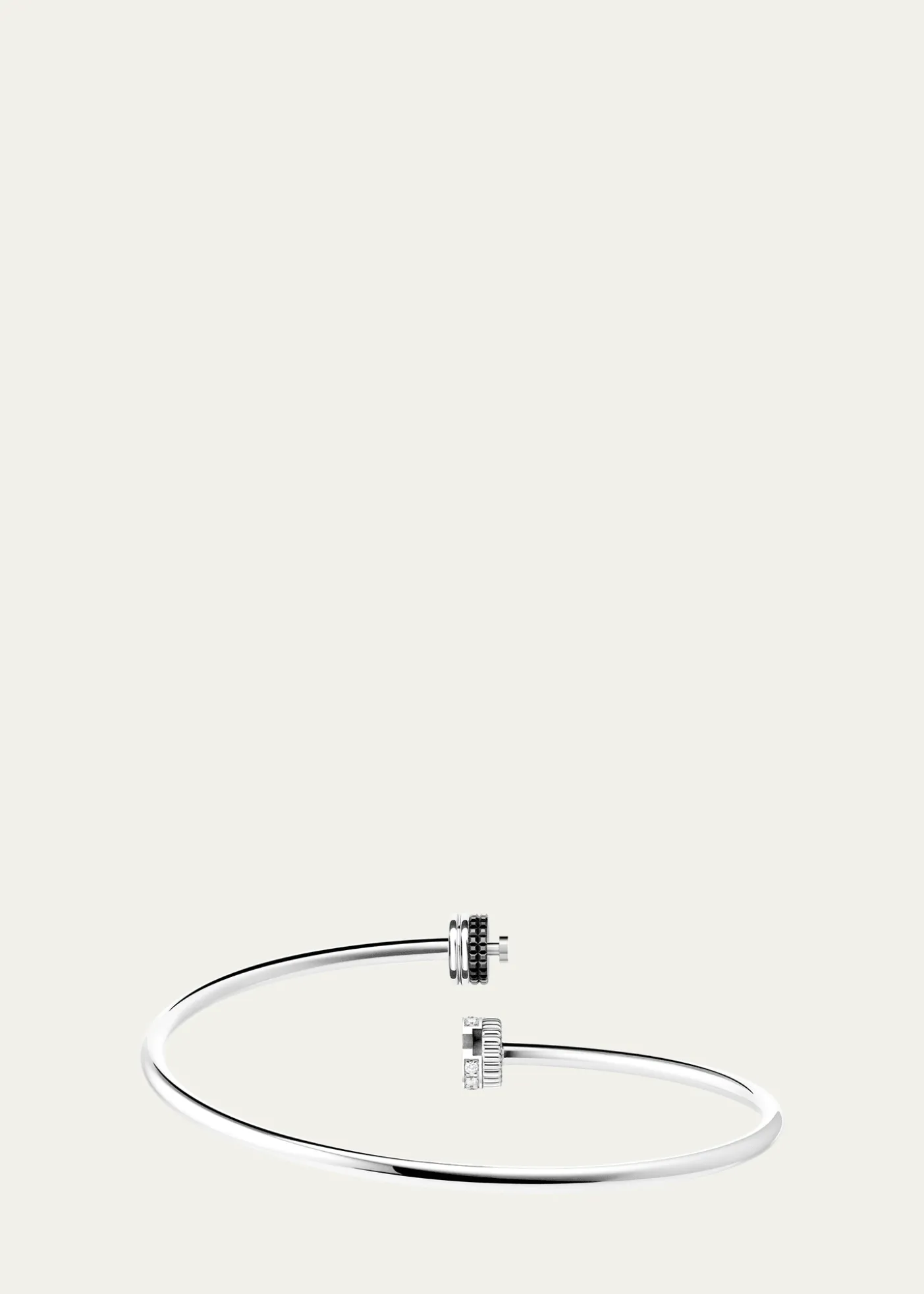 BoucheronQuatre Black Edition Bangle Bracelet with Diamonds
