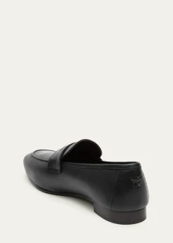 BougeotteFlaneur Leather Flat Penny Loafers