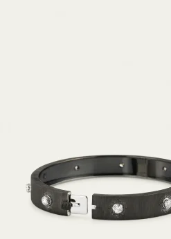 BuccellatiMacri Classica Bangle, Black Gold, 8mm