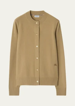 BurberryCashmere Crewneck Cardigan