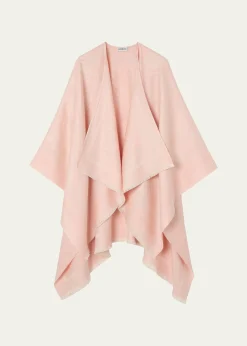 BurberryCheck Wool Cashmere Cape