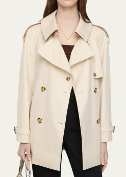 BurberryFitzrovia Tropical Gabardine Short Trench Coat
