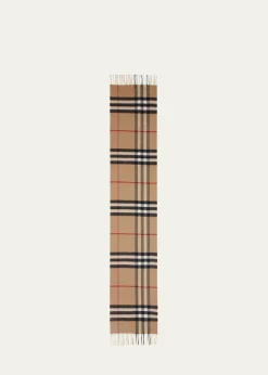 BurberryGiant Check Cashmere Scarf