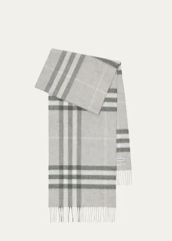 BurberryGiant Check Cashmere Scarf
