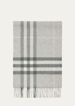 BurberryGiant Check Cashmere Scarf