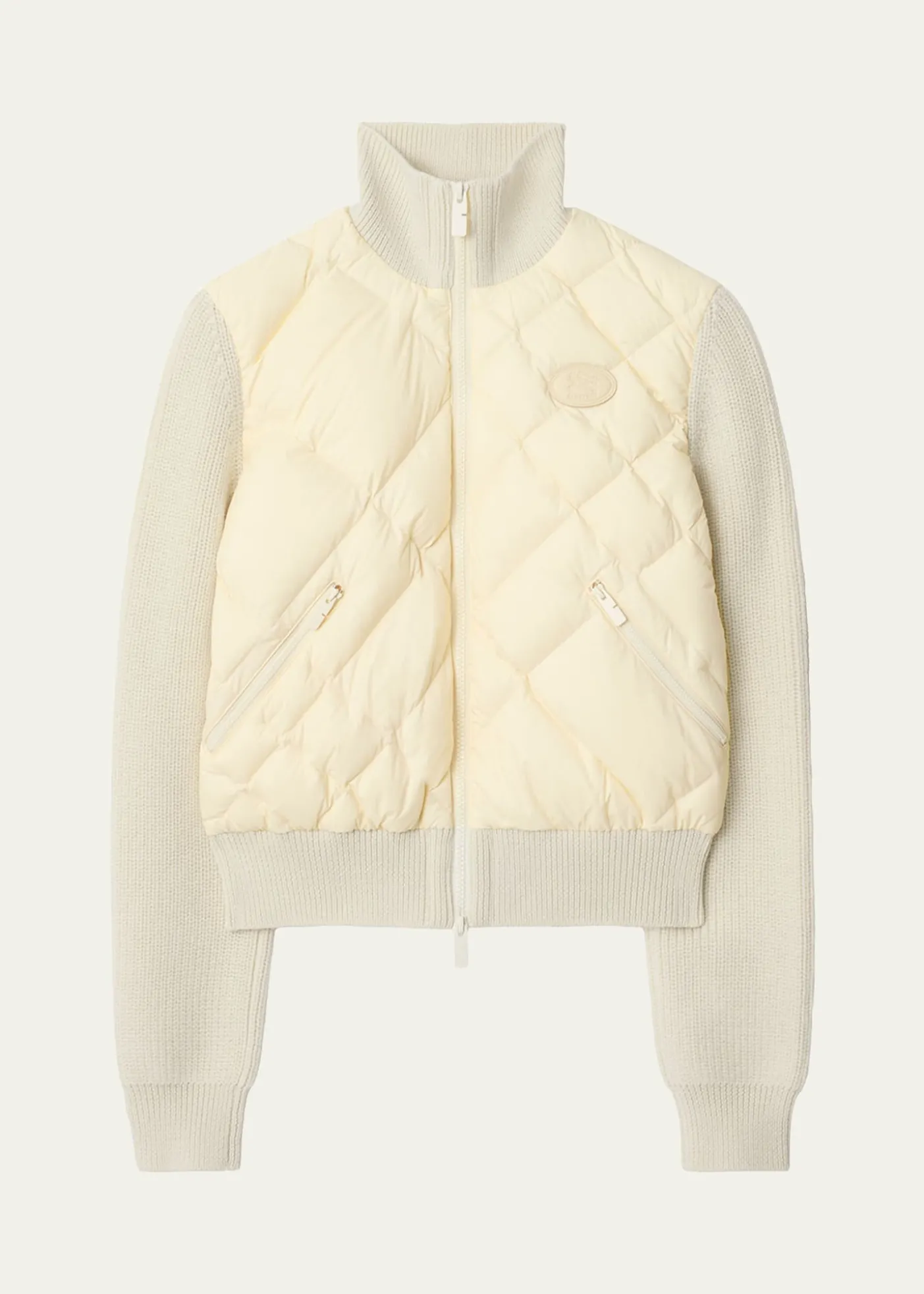 BurberryKelsey Quilted Knit Combo Jacket