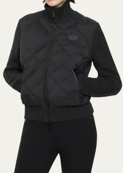 BurberryKelsley Quilted Knit Jacket
