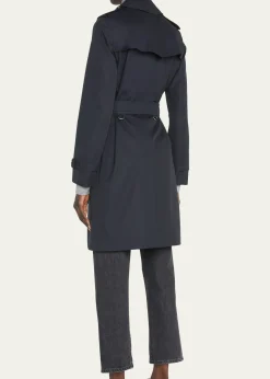 BurberryKensington Heritage Belted Long Trench Coat
