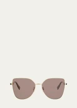 BVLGARIB.zero1 57mm Square Sunglasses