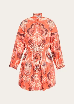 Cara CaraBeatrice Printed Mini Shirtdress
