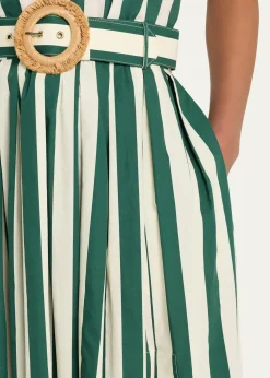 Cara CaraGreenfield Belted Cotton Maxi Skirt