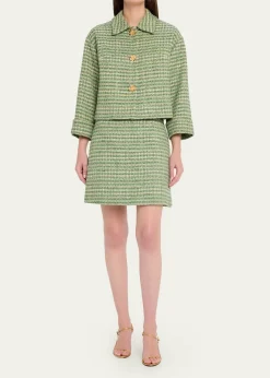Carolina HerreraTweed Mini Skirt