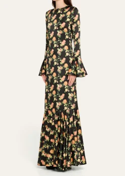 Caroline ConstasAllonia Floral Silk Gown