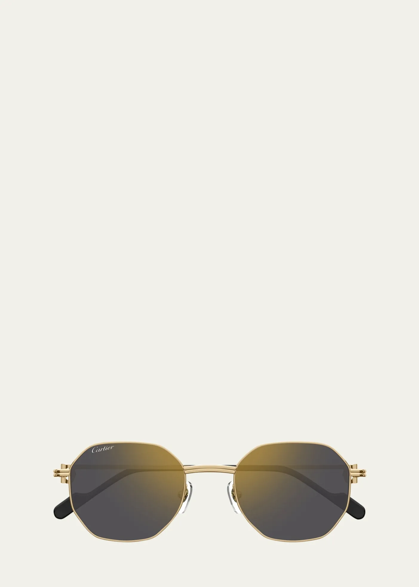 CartierMirrored Round Metal Sunglasses