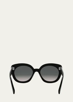 CelineBold 3 Dots Acetate Butterfly Sunglasses