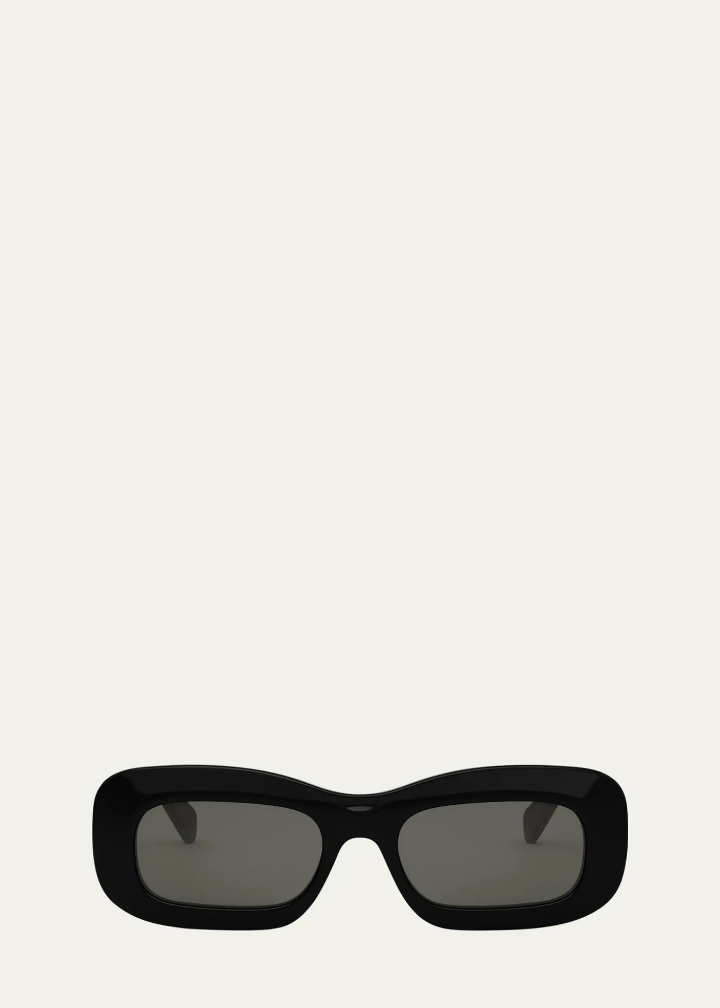 CelineBold 3 Dots Acetate Rectangle Sunglasses