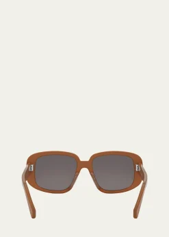 CelineBold 3 Dots Acetate Shield Sunglasses