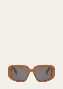 CelineBold 3 Dots Acetate Shield Sunglasses