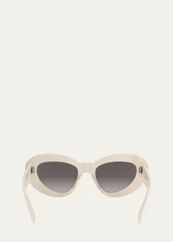 Celine3 Dots Cat Eye Sunglasses