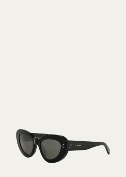 Celine3 Dots Cat Eye Sunglasses