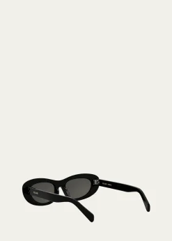 Celine3 Dots Cat-Eye Sunglasses