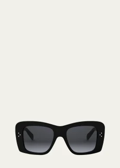 Celine3 Dots Square Sunglasses