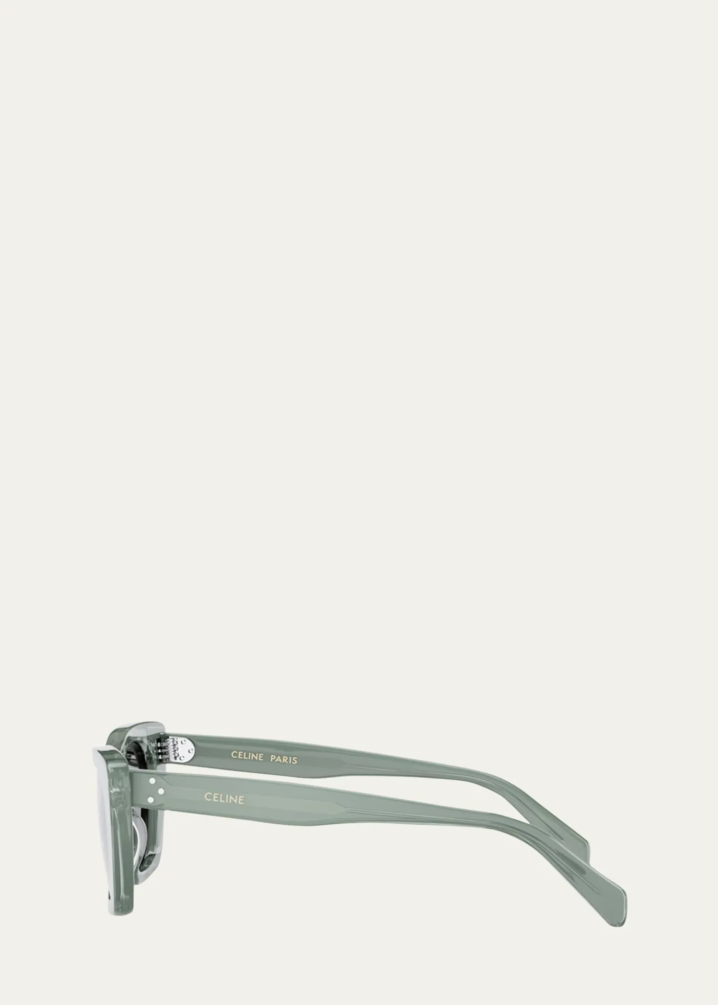 CelineLogo Acetate Cat-Eye Sunglasses