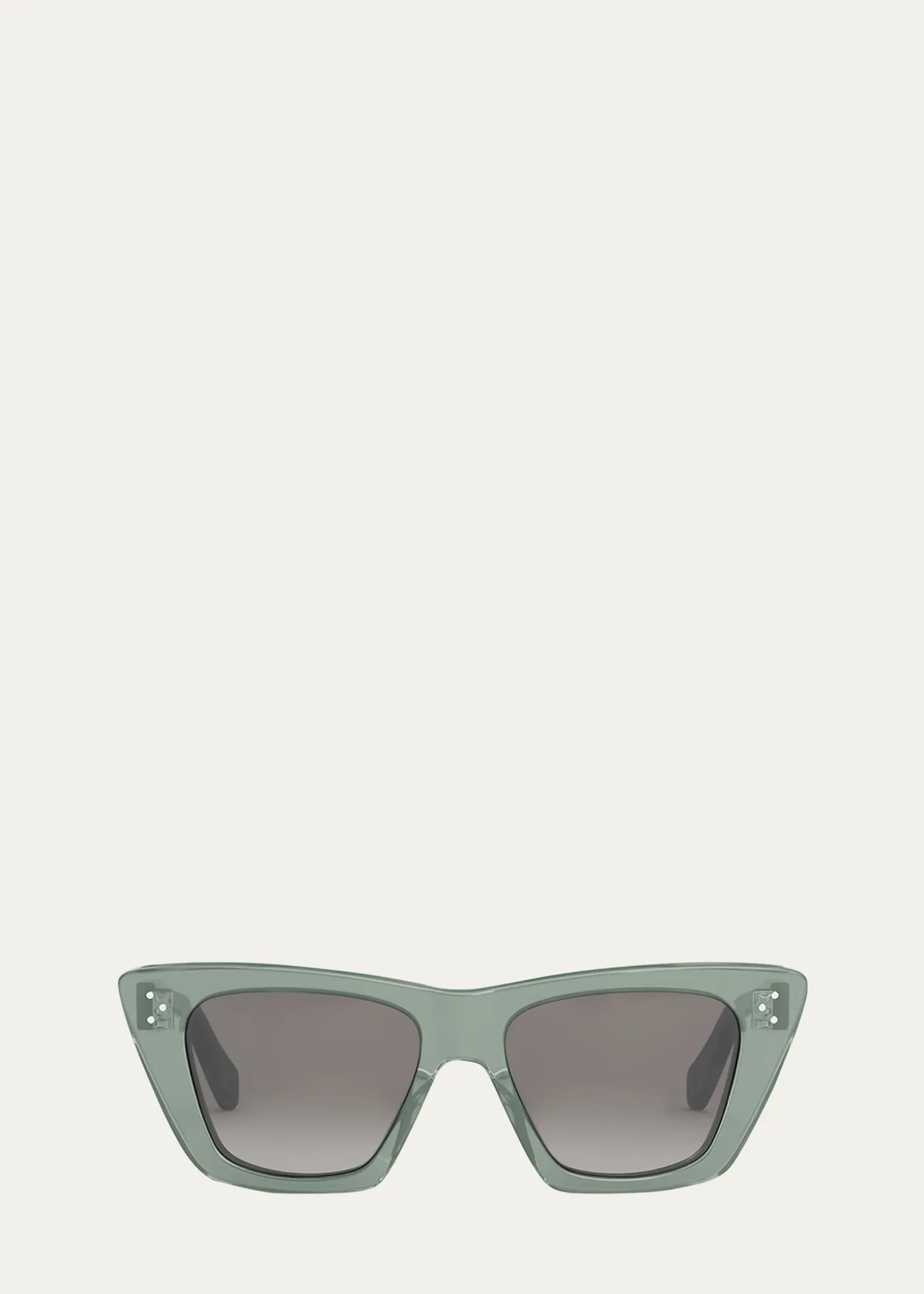 CelineLogo Acetate Cat-Eye Sunglasses