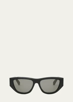 CelineMonochroms Acetate Cat-Eye Sunglasses