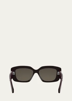 CelineTriomphe Acetate Butterfly Sunglasses