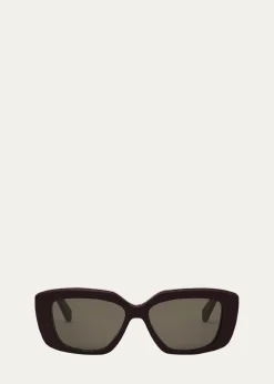 CelineTriomphe Acetate Butterfly Sunglasses