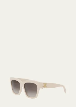 CelineTriomphe Acetate Square Sunglasses