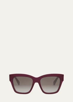 CelineTriomphe Acetate Square Sunglasses
