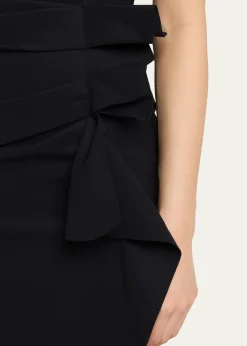 Chiara Boni La Petite RobeSleeveless Halter Ruched Dress