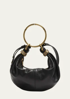 ChloeBracelet Bag Mini in Shiny Grained Calfskin
