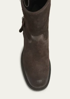 ChloeDakota Suede Moto Ankle Boots