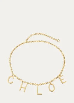 ChloeLogo Letters Belt