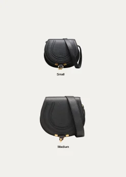 ChloeMarcie Small Crossbody Bag in Grained Calfskin