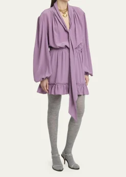 ChloeOrganic Silk Crepe De Chine Dress