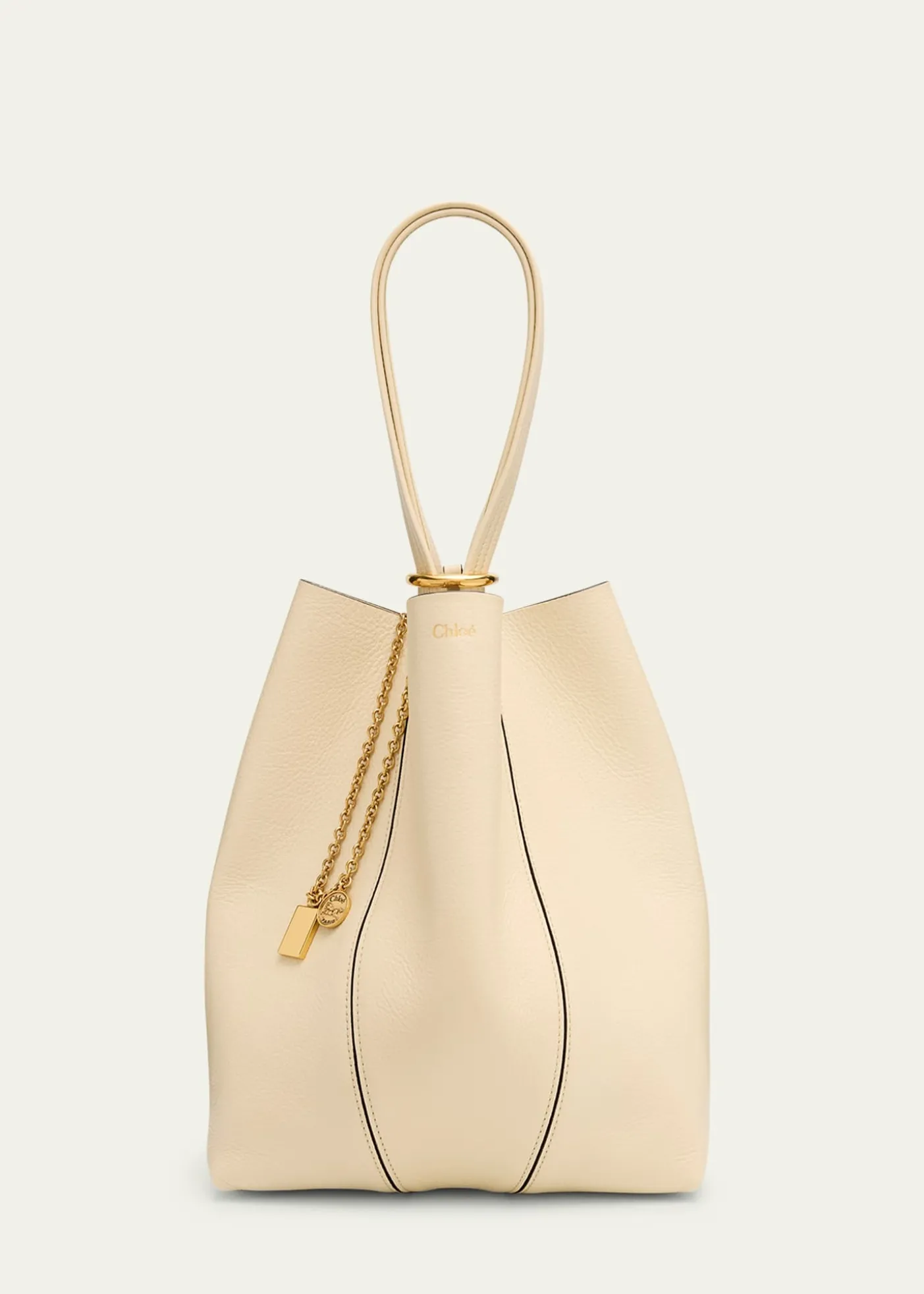 ChloeSpin Medium Tote Bag in Leather