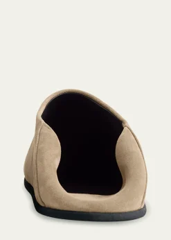 ChristenBig Bootie Suede Slipper Mules