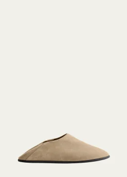 ChristenBig Bootie Suede Slipper Mules