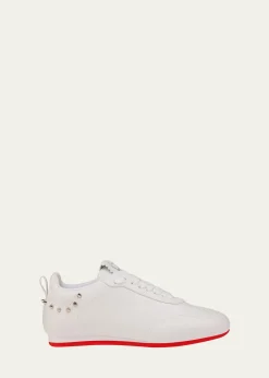 Christian LouboutinEleonora Leather Red Sole Low-Top Sneakers