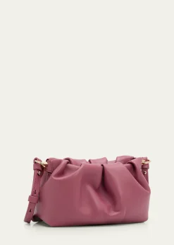 Christian LouboutinEva Mini Pleated Crossbody Bag in Nappa Leather